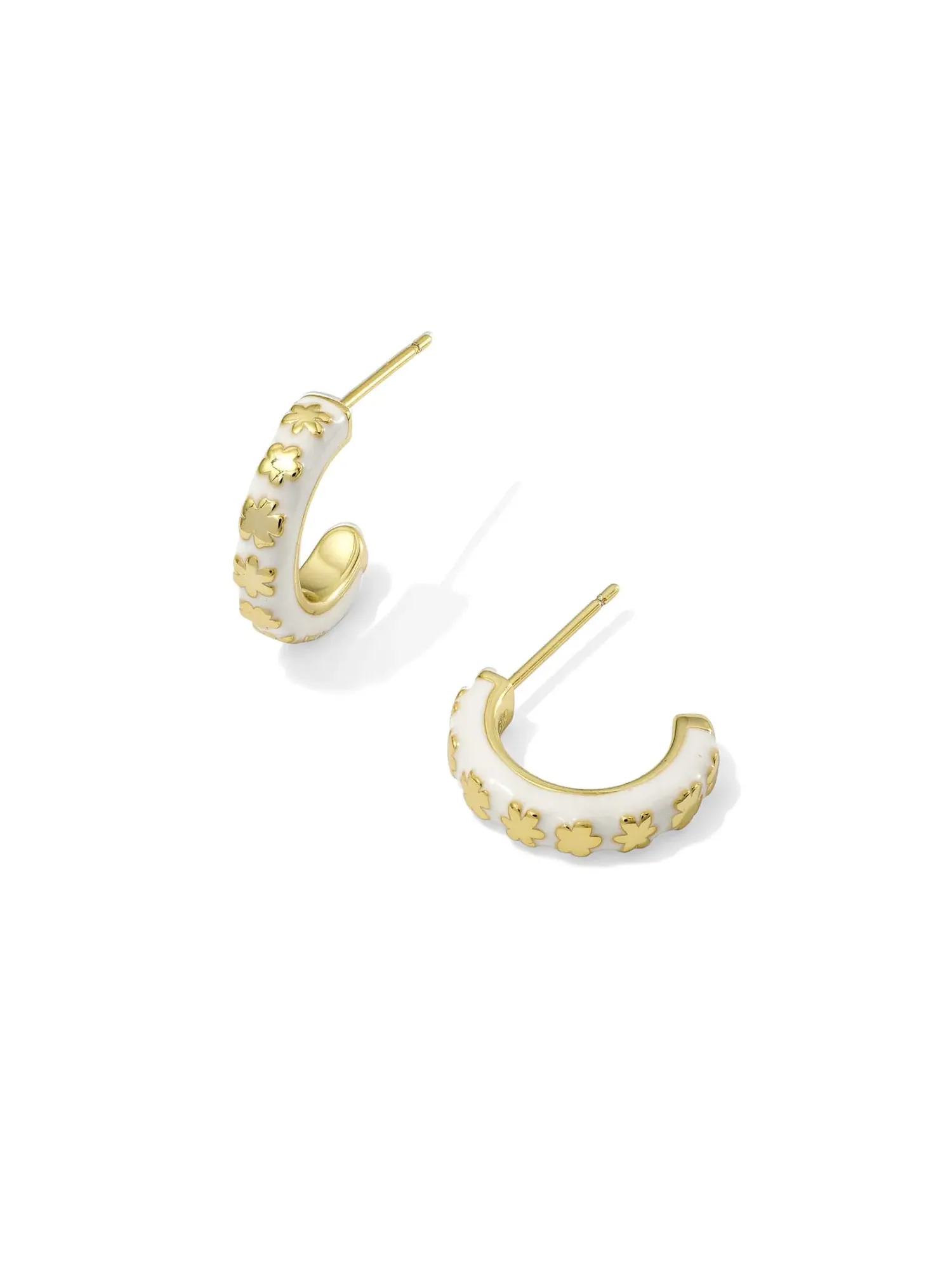 Серьги Джейн Хагги Kendra Scott — изображение 4 из 5, оттенок золотистый белый