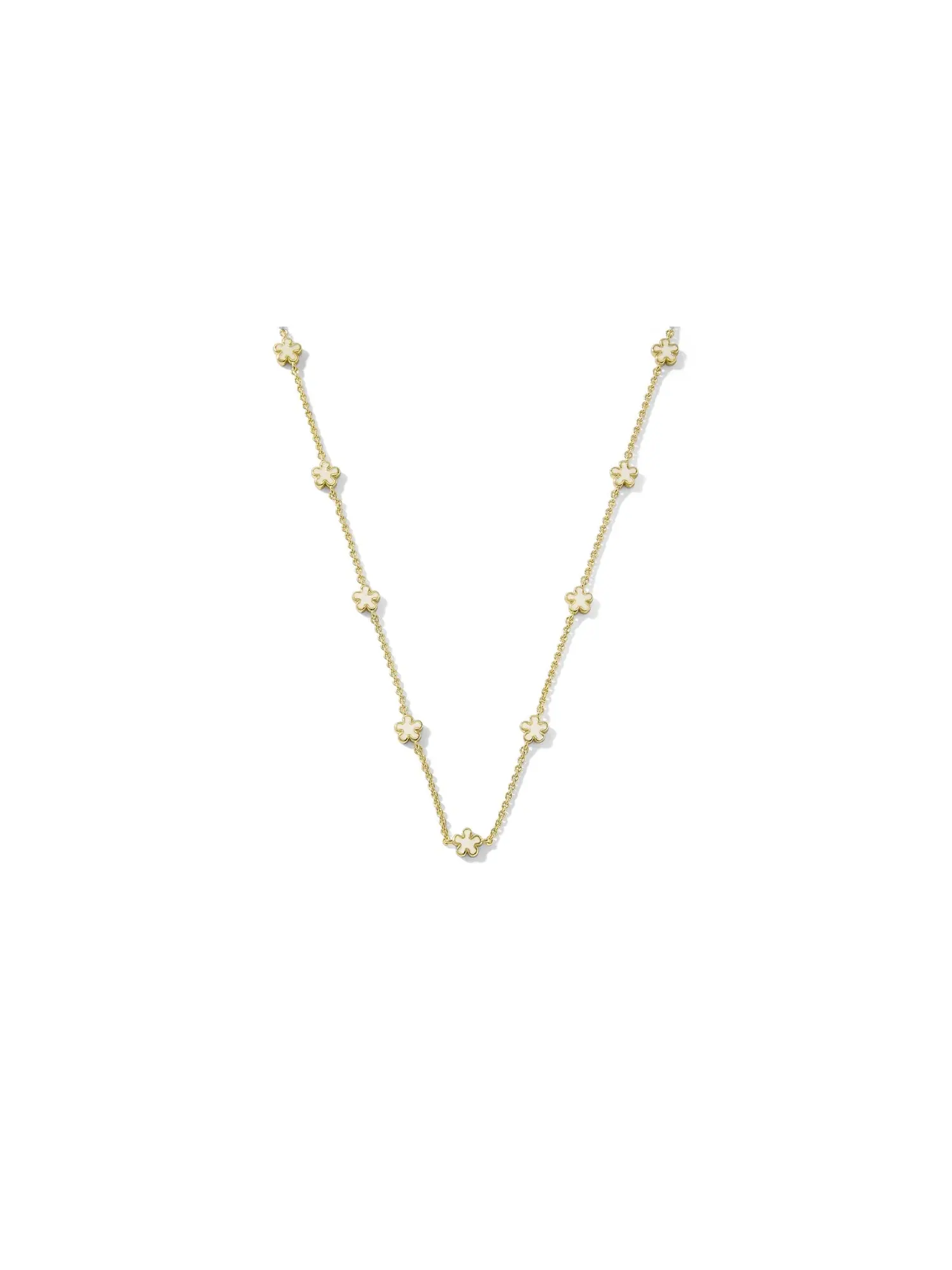 Ожерелье Jane Strand Necklace Kendra Scott — изображение 1 из 3, оттенок золотистый белый