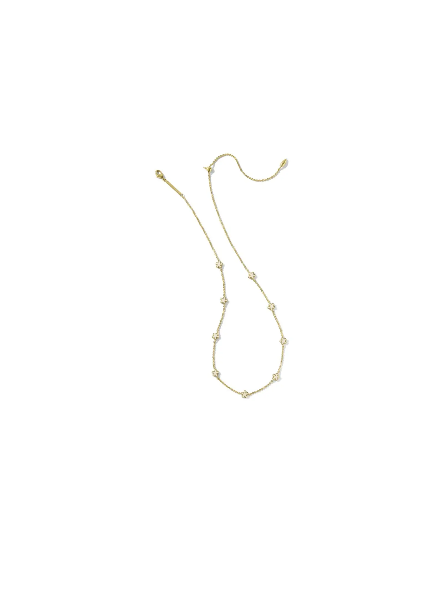 Ожерелье Jane Strand Necklace Kendra Scott — изображение 3 из 3, оттенок золотистый белый