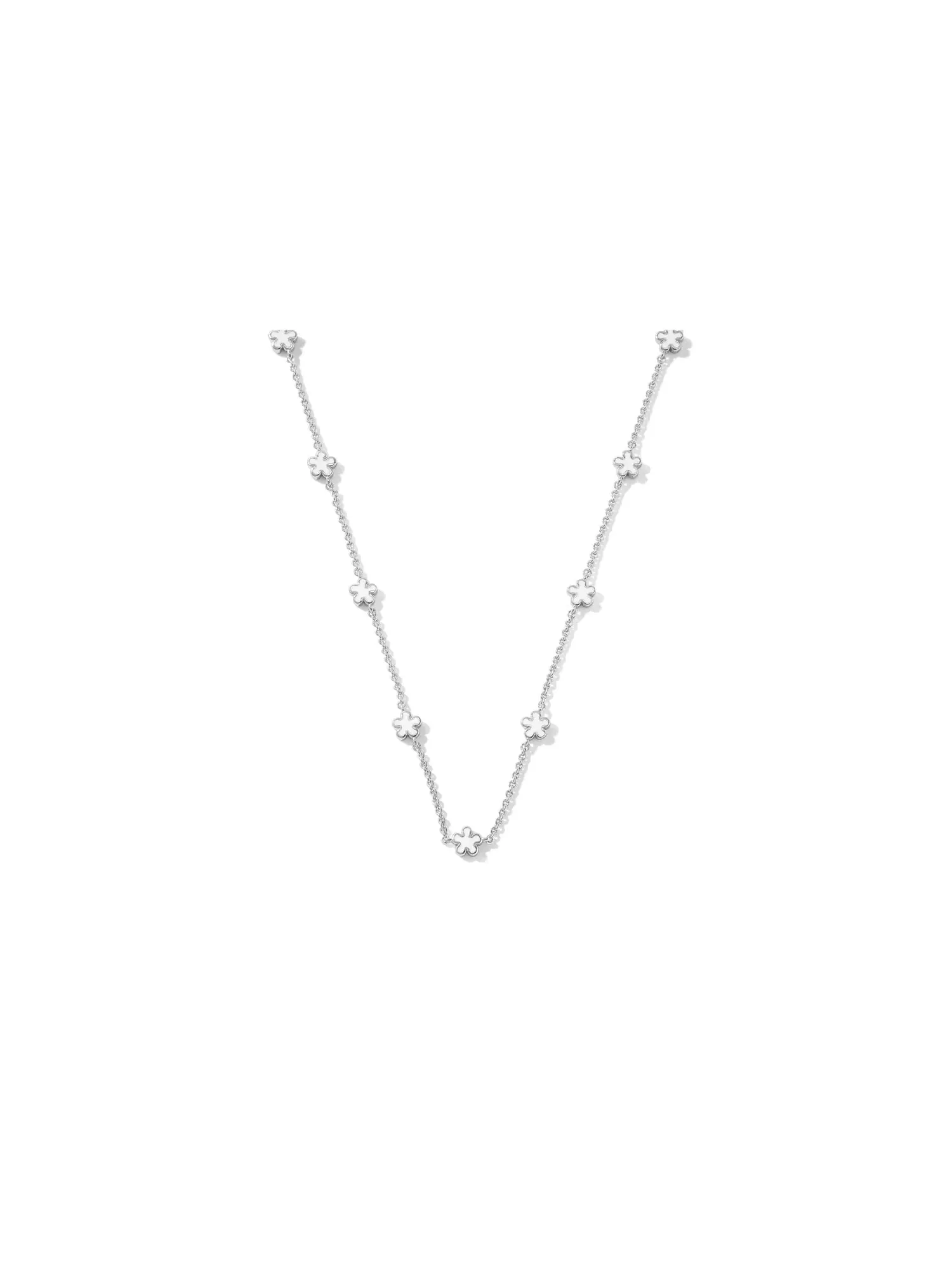 Ожерелье Jane Strand Necklace Kendra Scott — изображение 1 из 3, оттенок серебристый белый