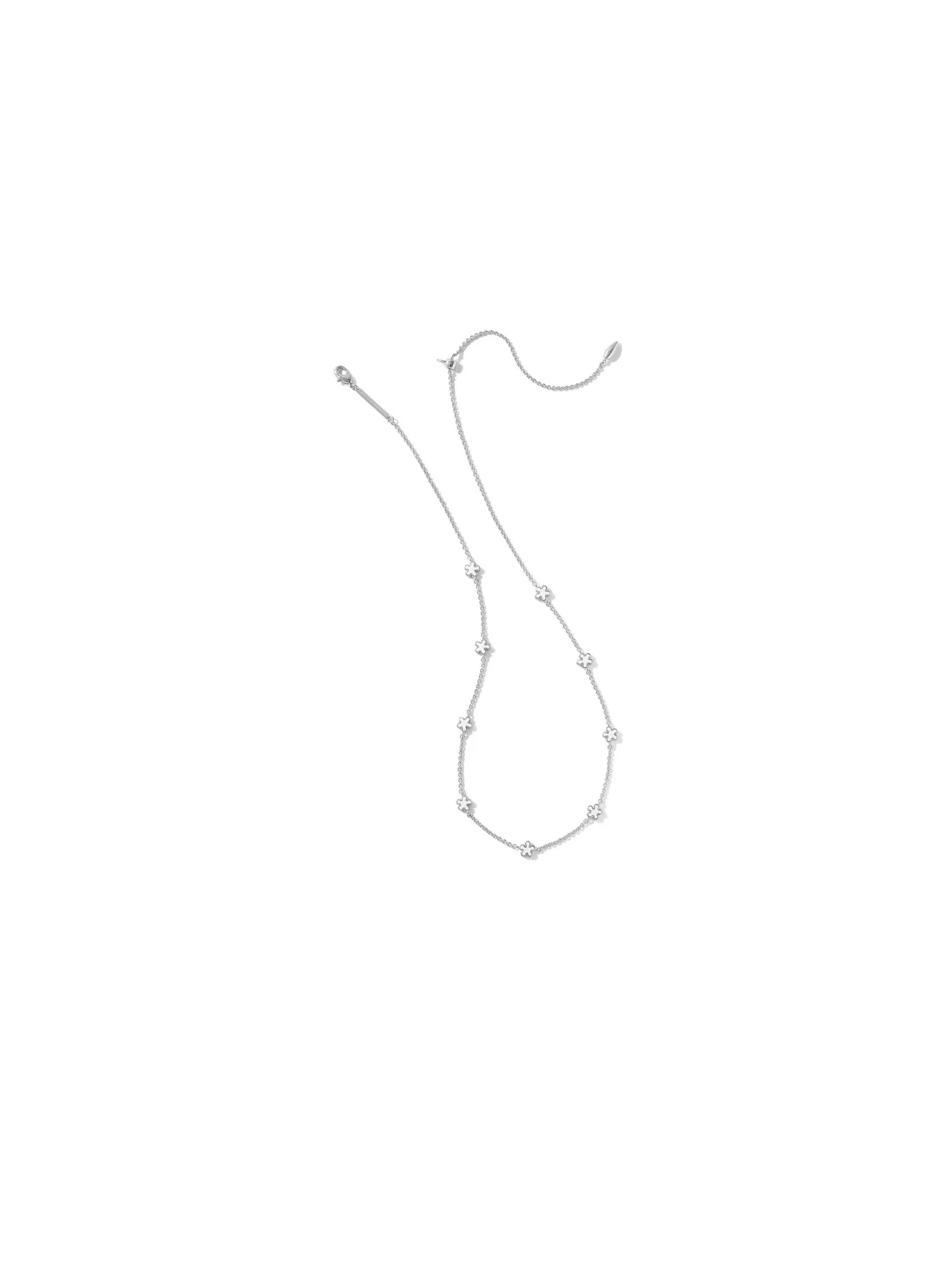 Ожерелье Jane Strand Necklace Kendra Scott — изображение 3 из 3, оттенок серебристый белый