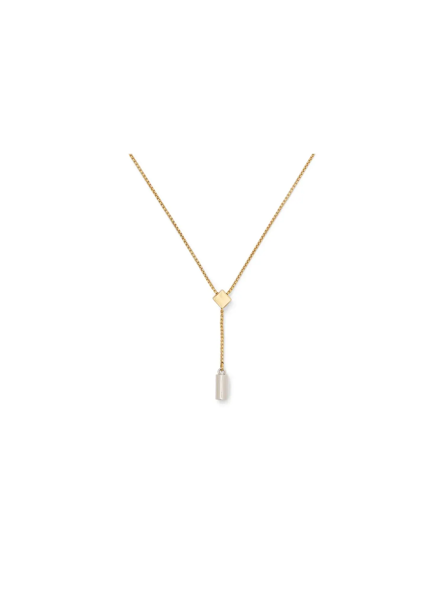 Ожерелье Geo Pop Y Necklace Kate Spade New York — изображение 1 из 2, оттенок золотистый серебристый
