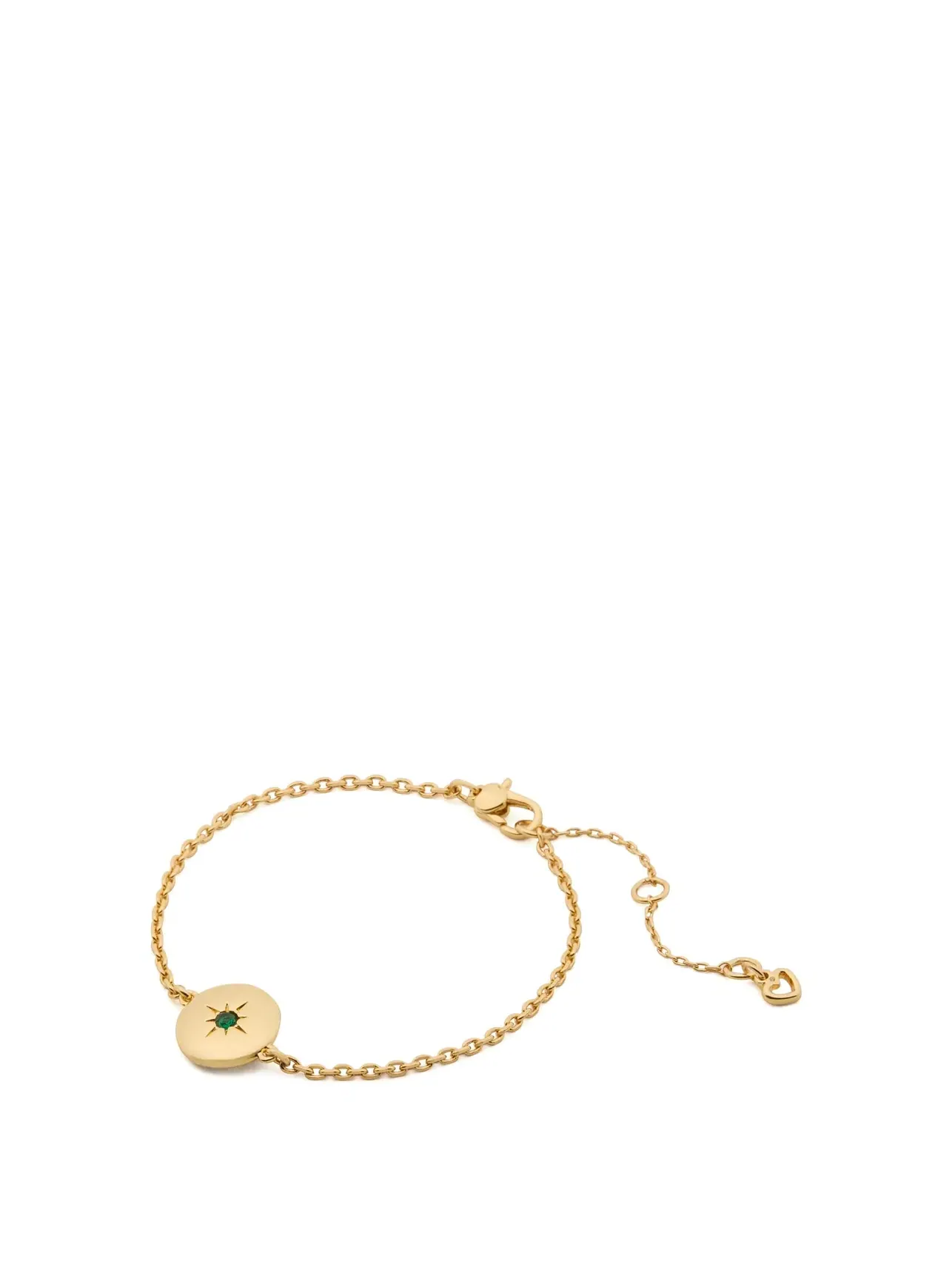 Зеленый браслет позитива из коллекции Color Spark Kate Spade New York — изображение 1 из 1, оттенок зеленый/золотистый