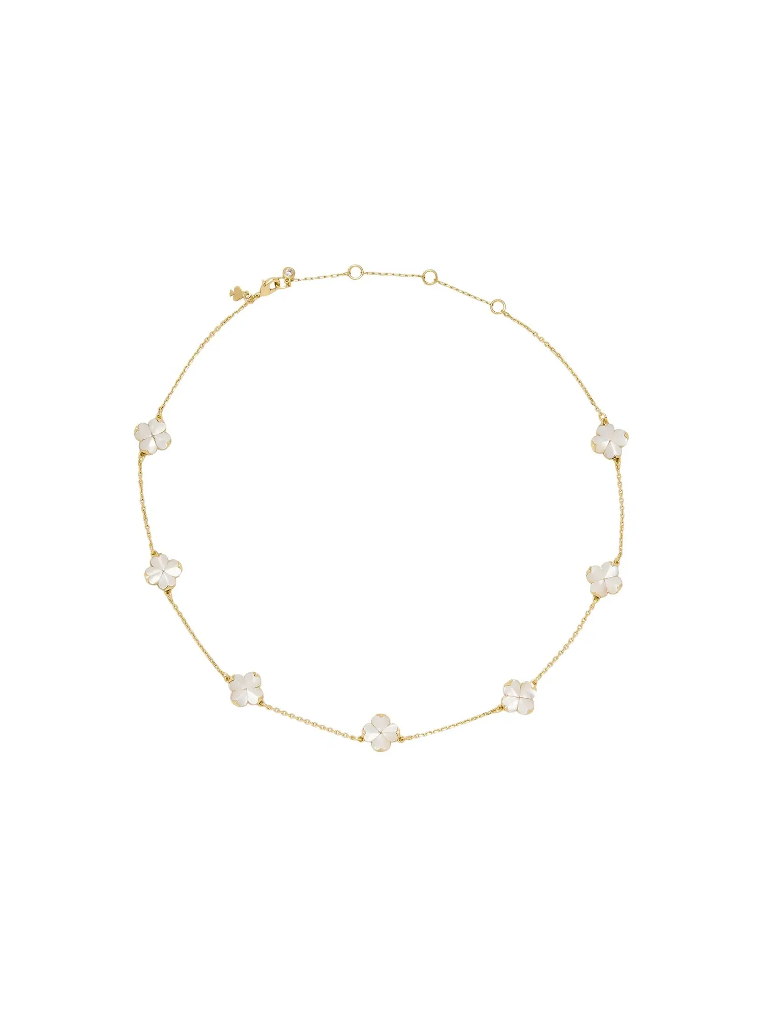 Ожерелье Spade Flower Scatter Necklace Kate Spade New York — изображение 1 из 3, оттенок перламутр