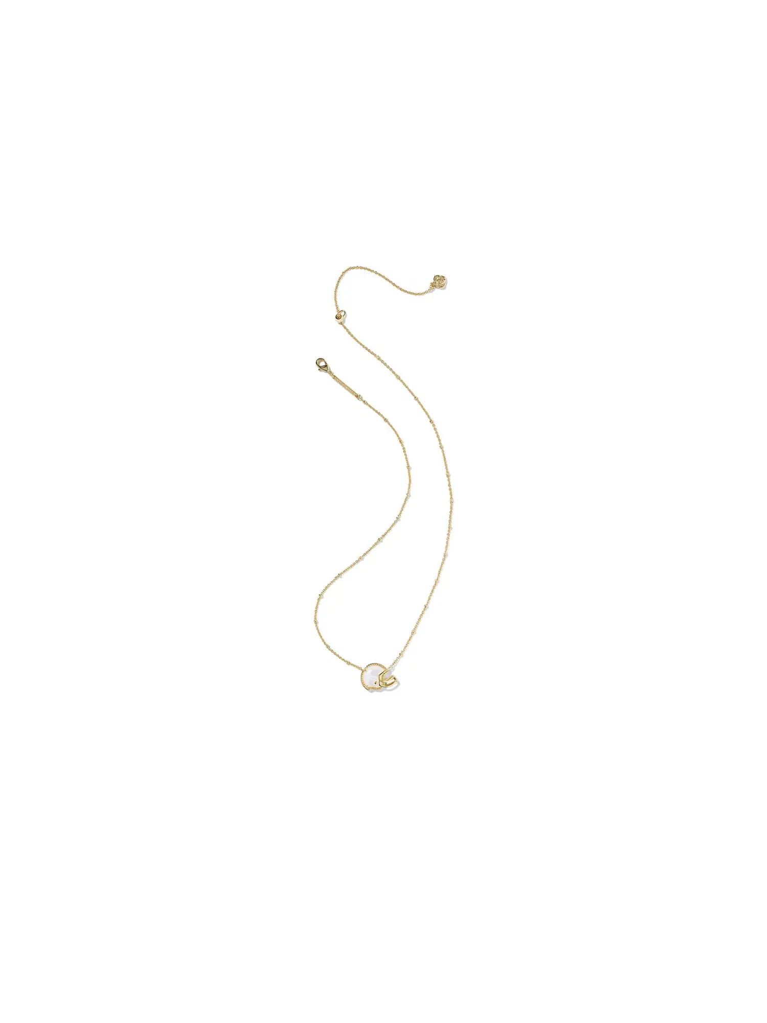 Короткое ожерелье-подвеска Football Helmet Short Pendant Necklace Kendra Scott — изображение 3 из 3