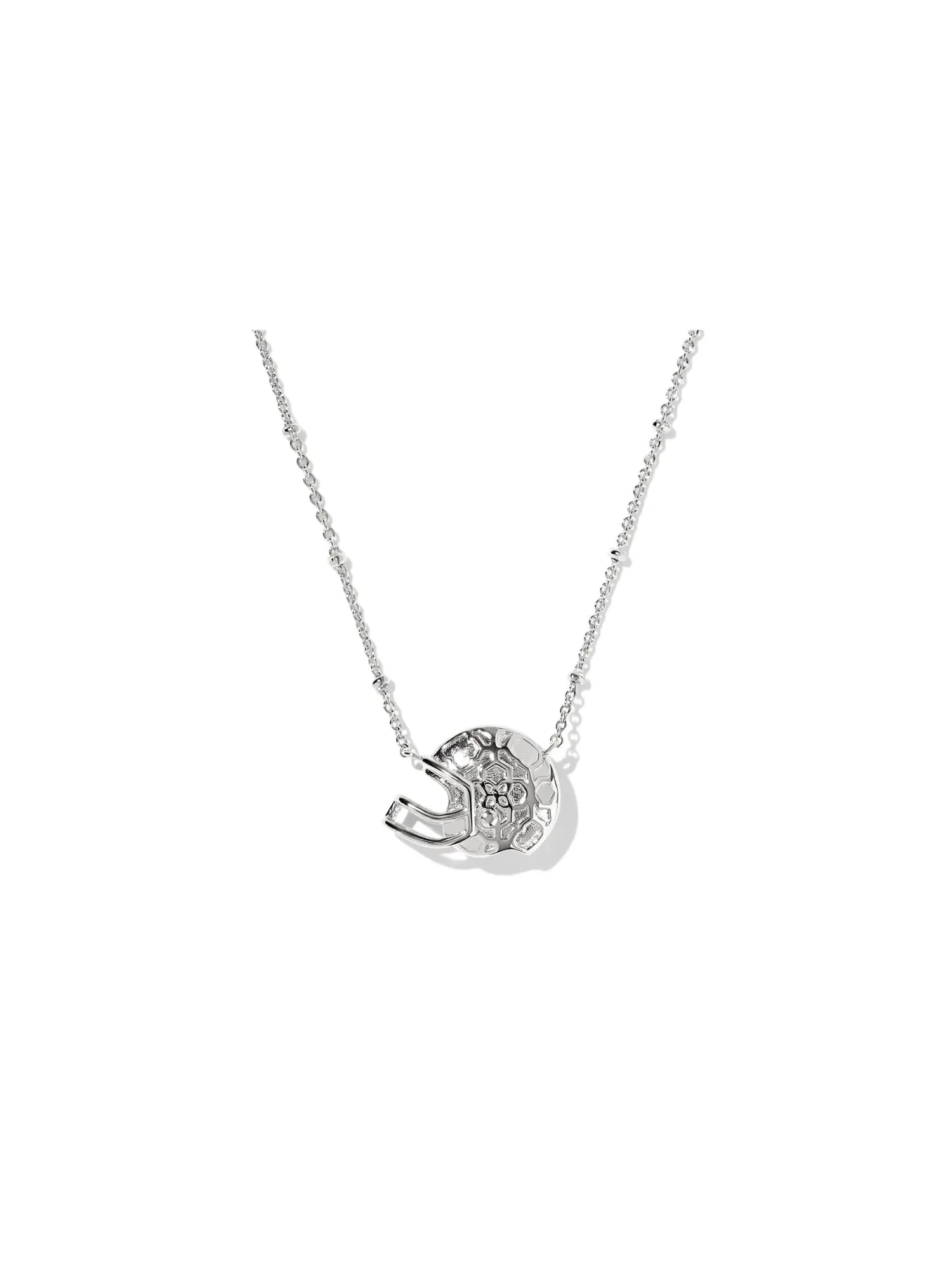 Короткое ожерелье-подвеска Football Helmet Short Pendant Necklace Kendra Scott — изображение 2 из 3, оттенок слоновая кость