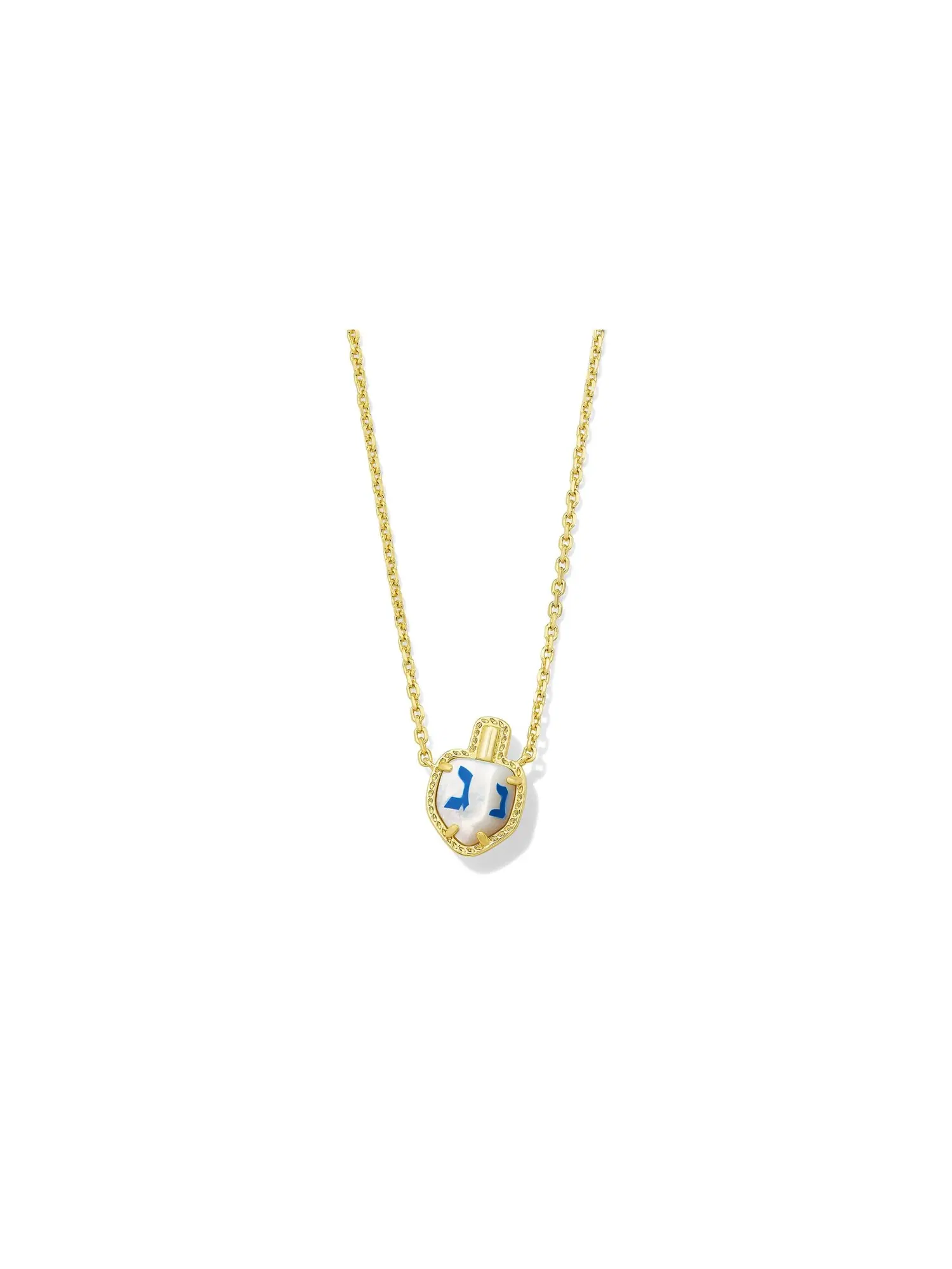 Короткое ожерелье-подвеска Dreidel Short Pendant Necklace Kendra Scott — изображение 1 из 3