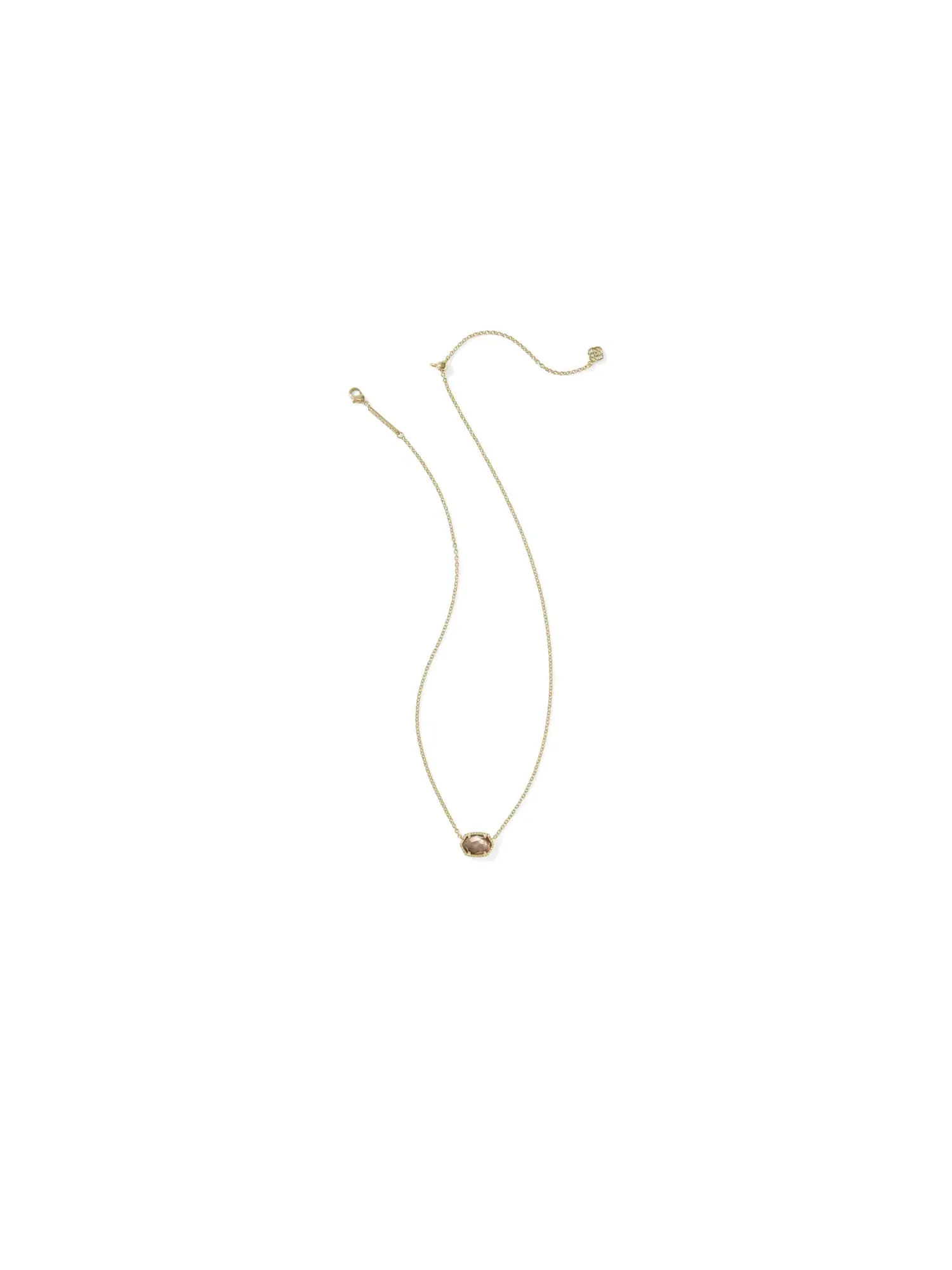 Короткое ожерелье-подвеска Daphne Frame Short Pendant Necklace Kendra Scott — изображение 3 из 3, оттенок золотистый