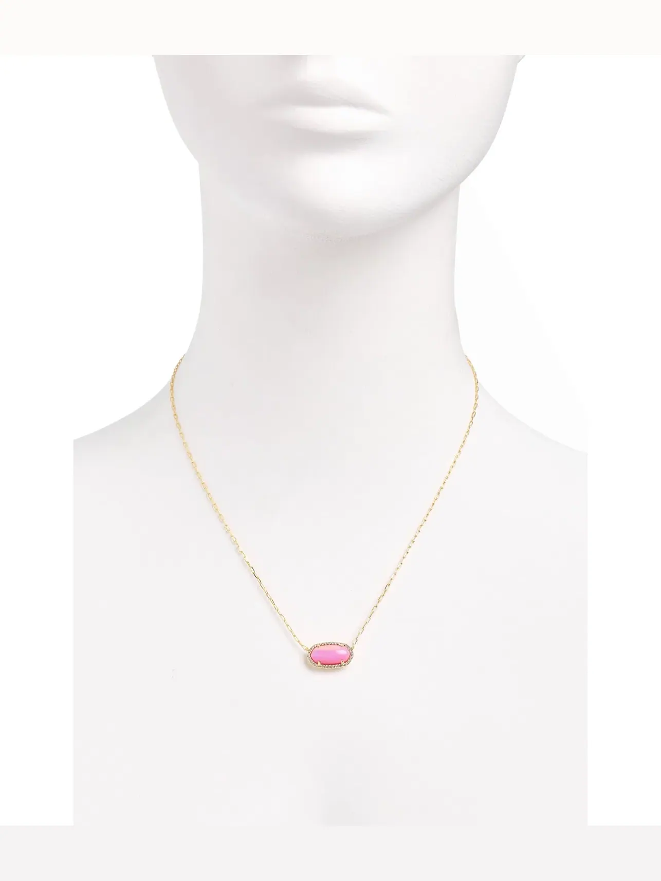 Короткое ожерелье-подвеска Elisa Pave Frame Short Pendant Necklace Kendra Scott — изображение 2 из 4
