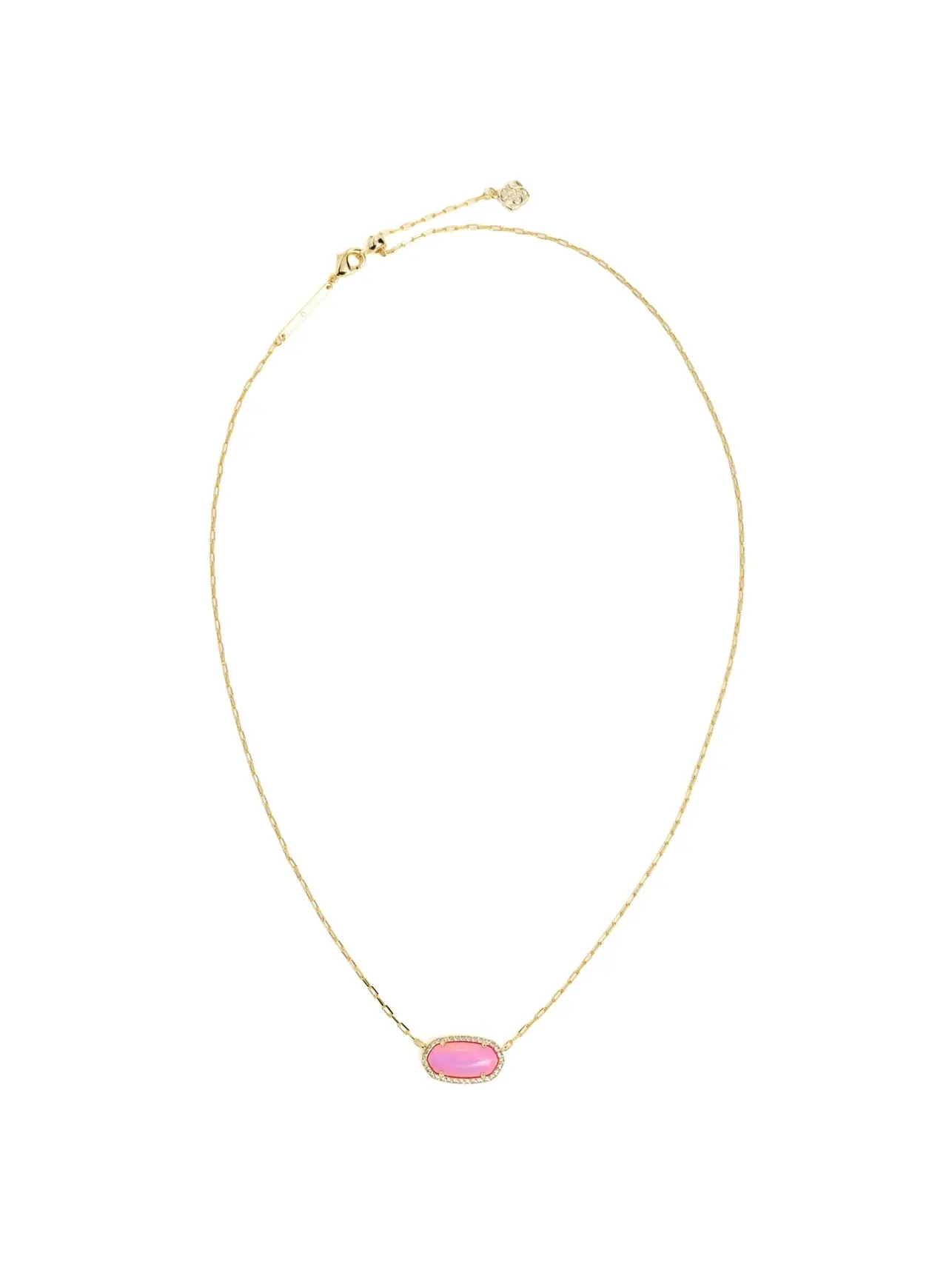 Короткое ожерелье-подвеска Elisa Pave Frame Short Pendant Necklace Kendra Scott — изображение 3 из 4