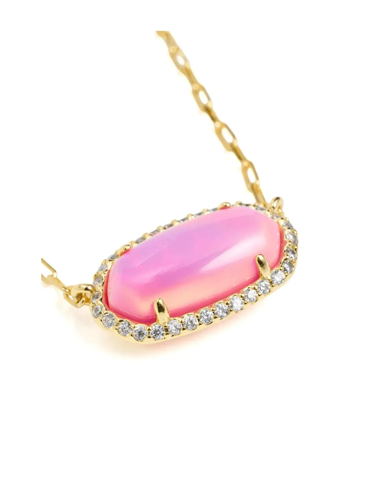 Короткое ожерелье-подвеска Elisa Pave Frame Short Pendant Necklace Kendra Scott — изображение 4 из 4