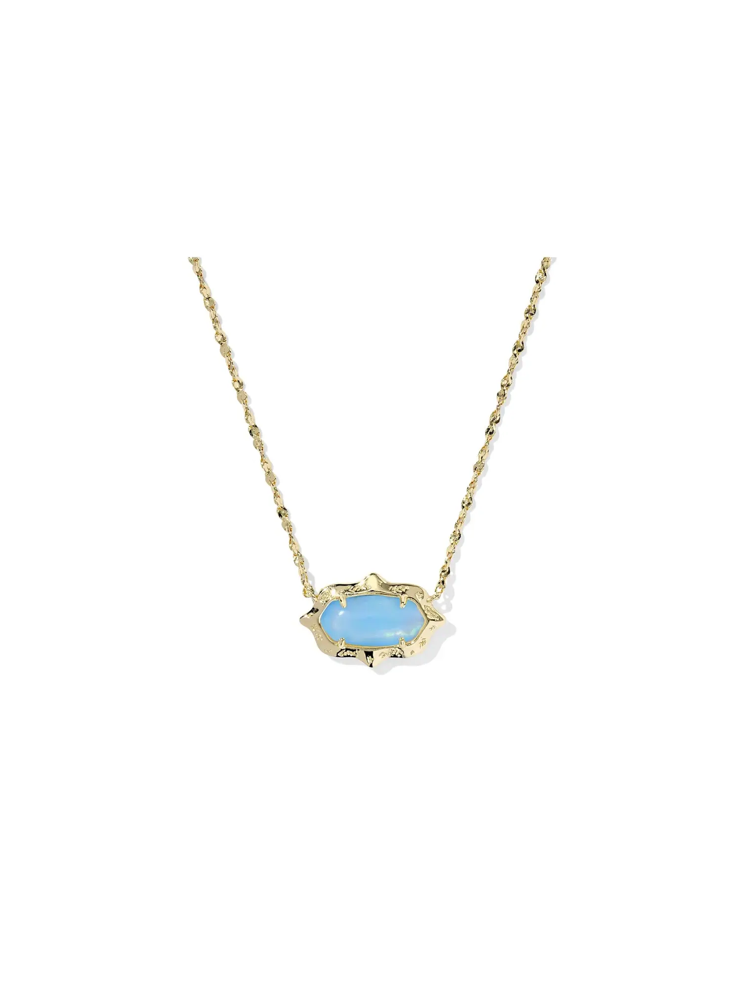 Короткое ожерелье-подвеска Elisa Scallop Frame Short Pendant Necklace Kendra Scott — изображение 1 из 3