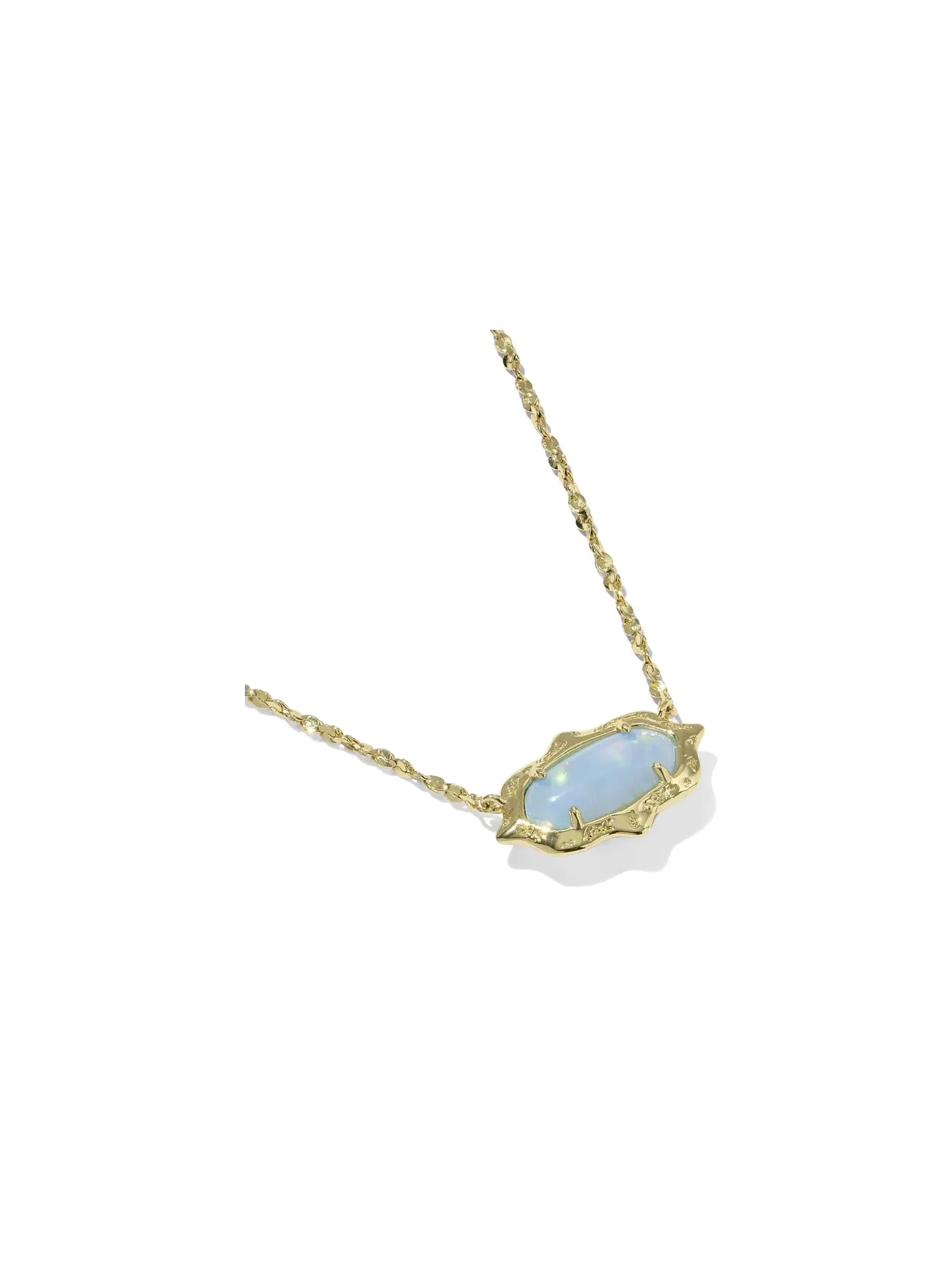 Короткое ожерелье-подвеска Elisa Scallop Frame Short Pendant Necklace Kendra Scott — изображение 3 из 3