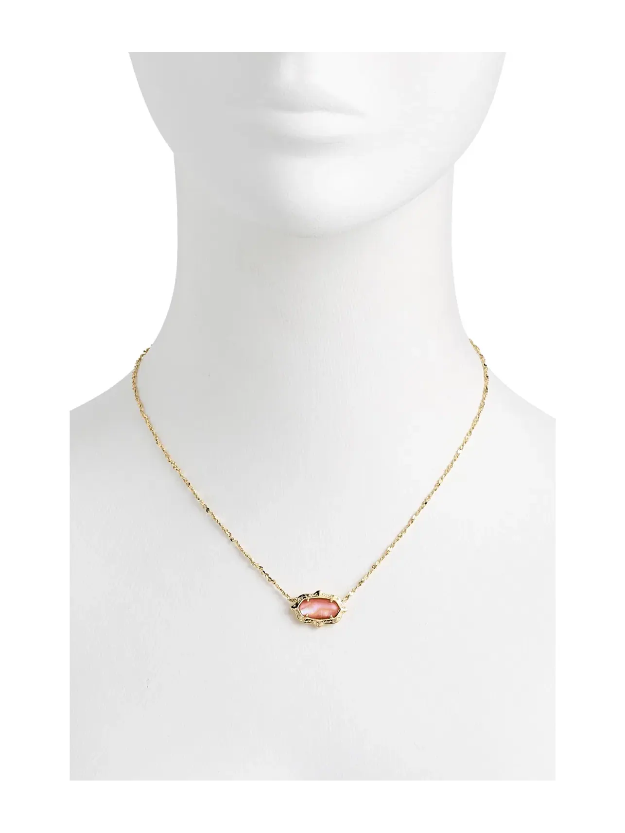 Короткое ожерелье-подвеска Elisa Scallop Frame Short Pendant Necklace Kendra Scott — изображение 2 из 4