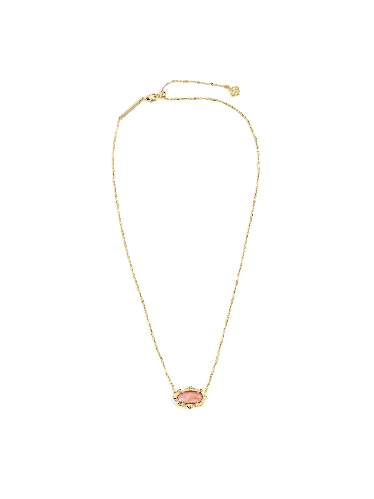 Короткое ожерелье-подвеска Elisa Scallop Frame Short Pendant Necklace Kendra Scott — изображение 3 из 4
