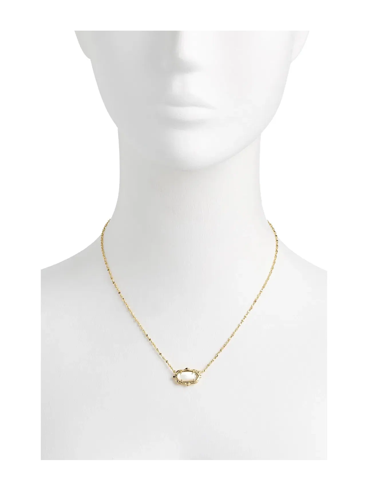 Короткое ожерелье-подвеска Elisa Scallop Frame Short Pendant Necklace Kendra Scott — изображение 2 из 4