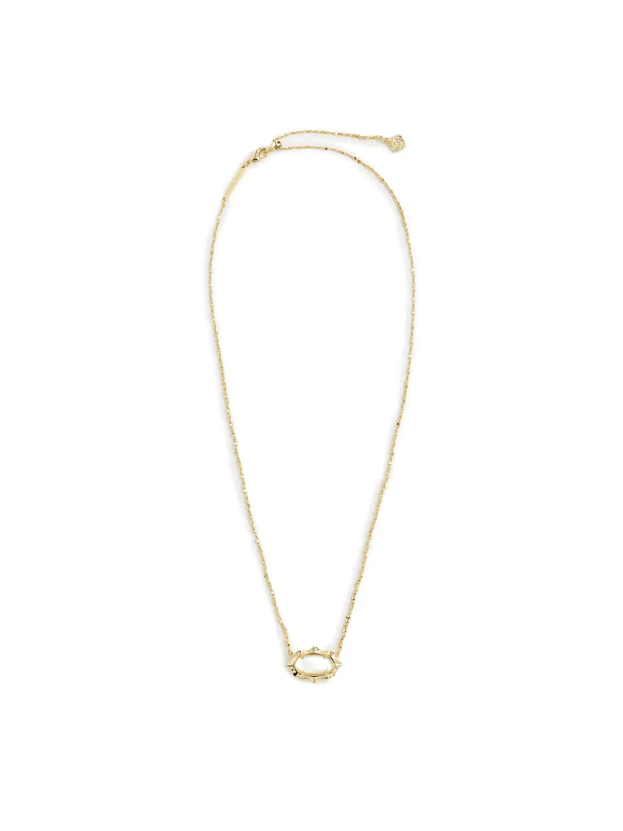 Короткое ожерелье-подвеска Elisa Scallop Frame Short Pendant Necklace Kendra Scott — изображение 3 из 4