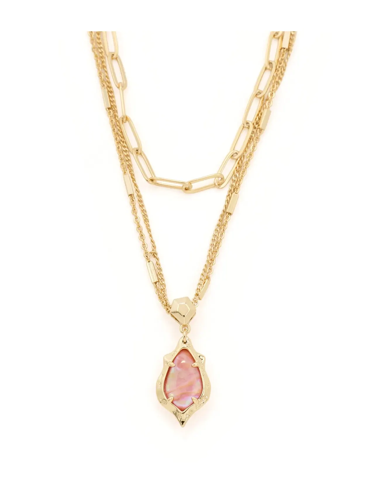 Многослойное ожерелье Adriana Scallop Frame Multi Strand Necklace Kendra Scott — изображение 1 из 4