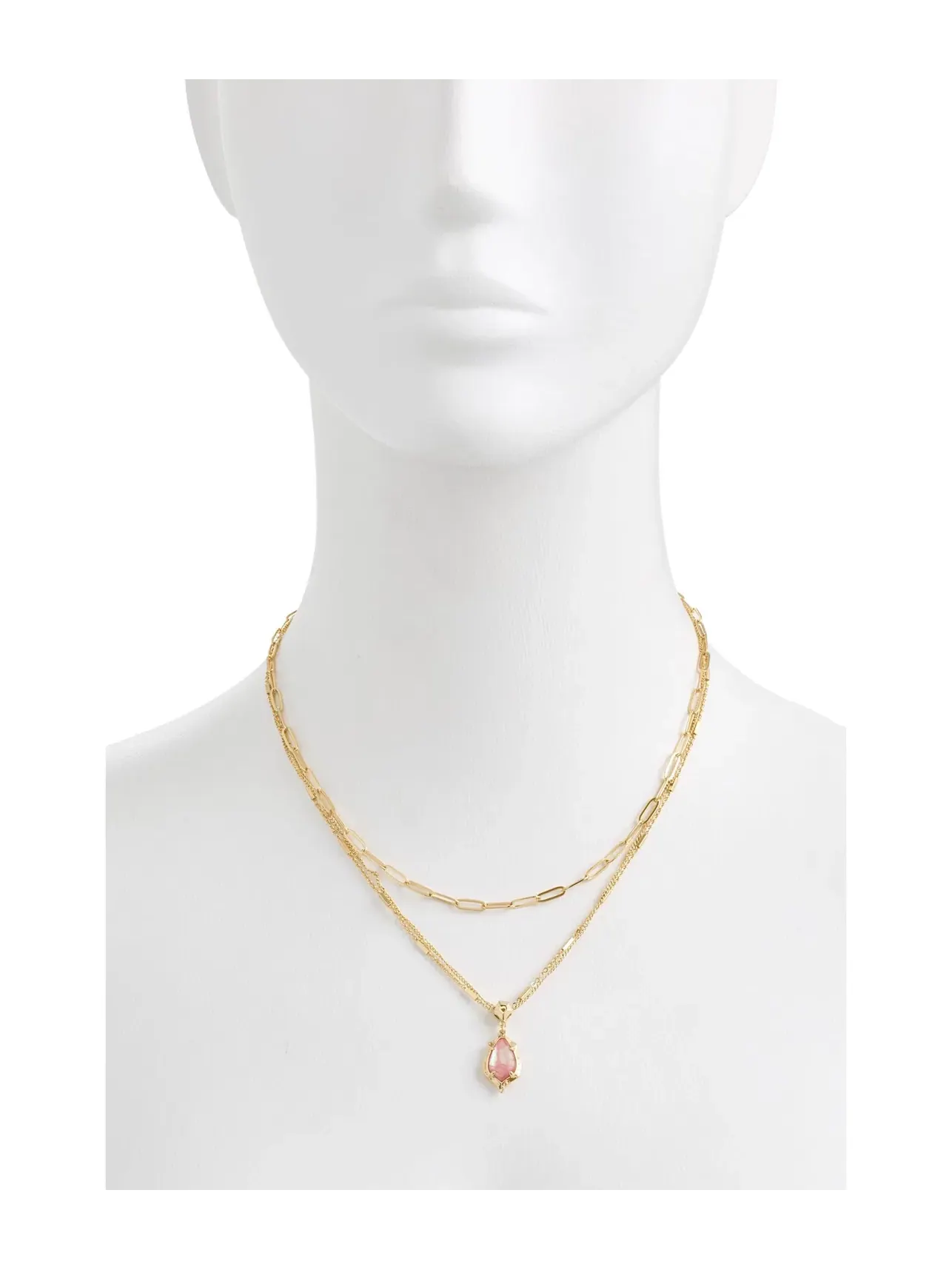 Многослойное ожерелье Adriana Scallop Frame Multi Strand Necklace Kendra Scott — изображение 2 из 4