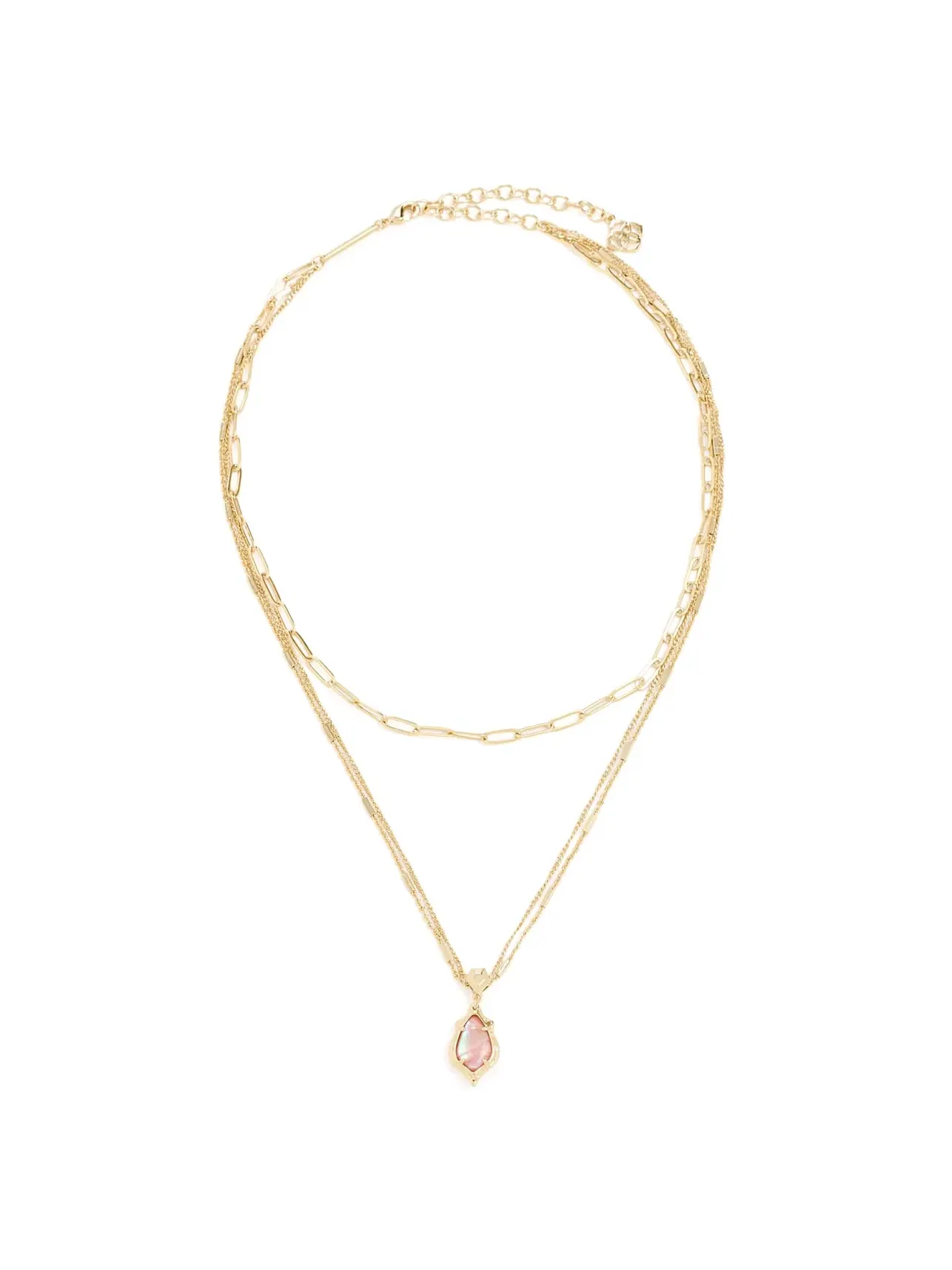 Многослойное ожерелье Adriana Scallop Frame Multi Strand Necklace Kendra Scott — изображение 3 из 4