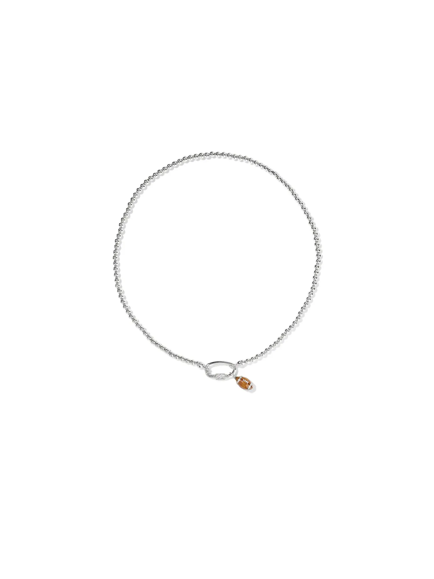 Ожерелье Football Metal Strand Necklace Kendra Scott — изображение 2 из 2, оттенок белый