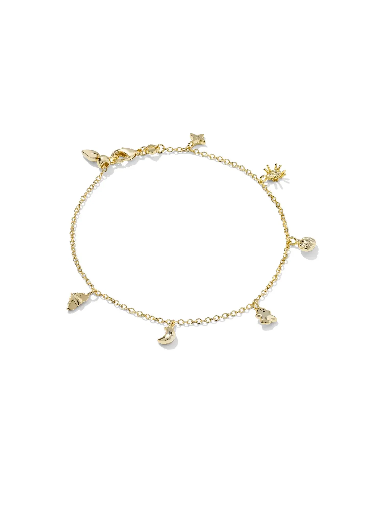 Изящный браслет-цепочка на Хэллоуин Kendra Scott — изображение 2 из 2, оттенок золотистый мульти