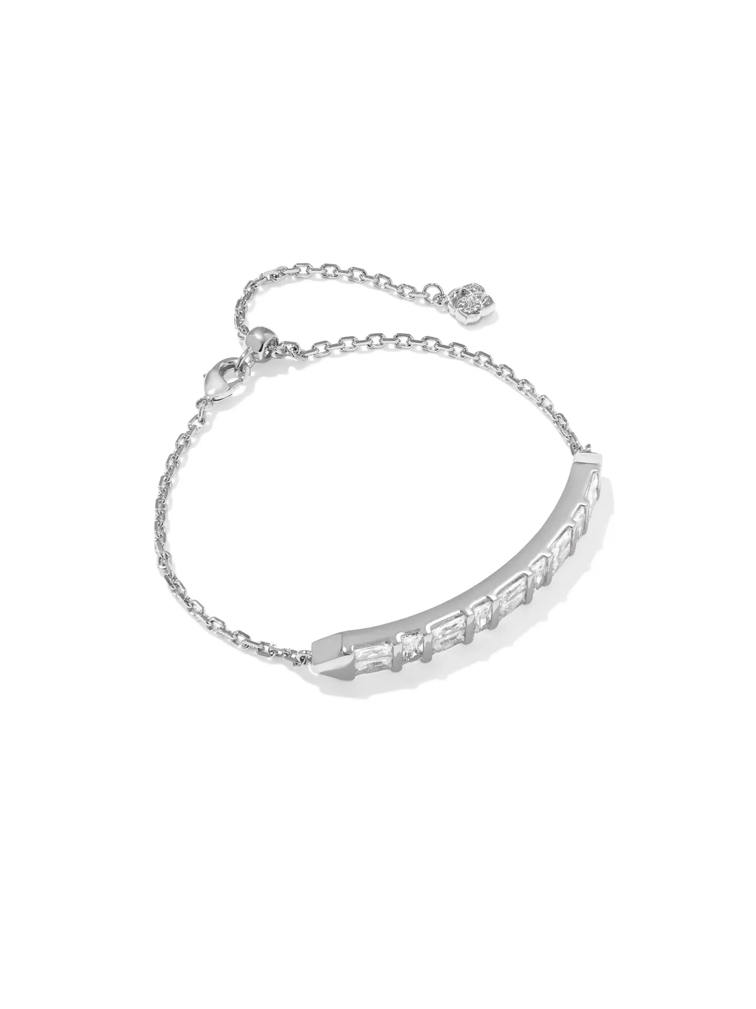 Браслет-цепочка Jamie Delicate Kendra Scott — изображение 1 из 1, оттенок серебристый белый