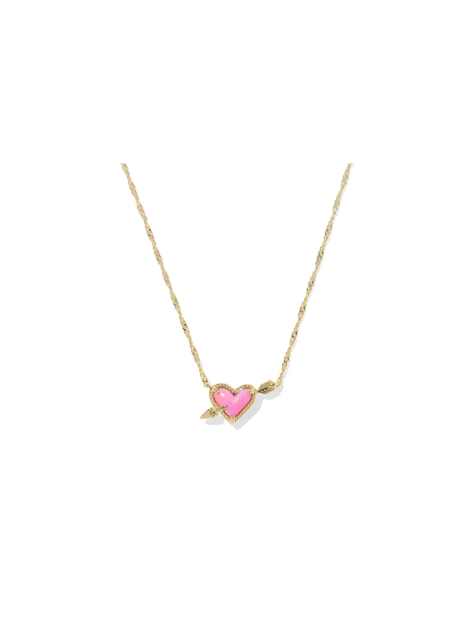 Короткое ожерелье-подвеска Ari Heart Arrow Short Pendant Necklace Kendra Scott — изображение 1 из 3