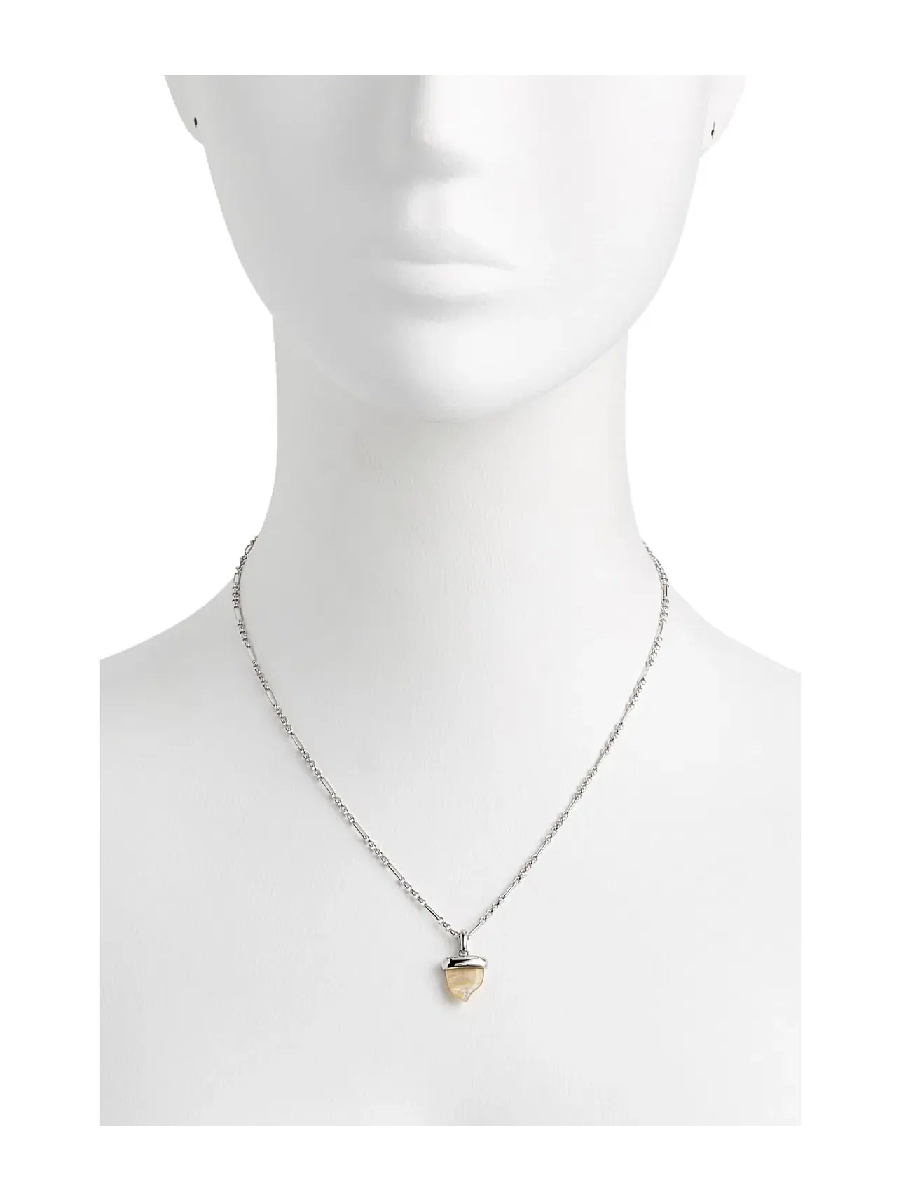 Короткое ожерелье-подвеска Oleana Short Pendant Necklace Kendra Scott — изображение 2 из 4, оттенок серебристый
