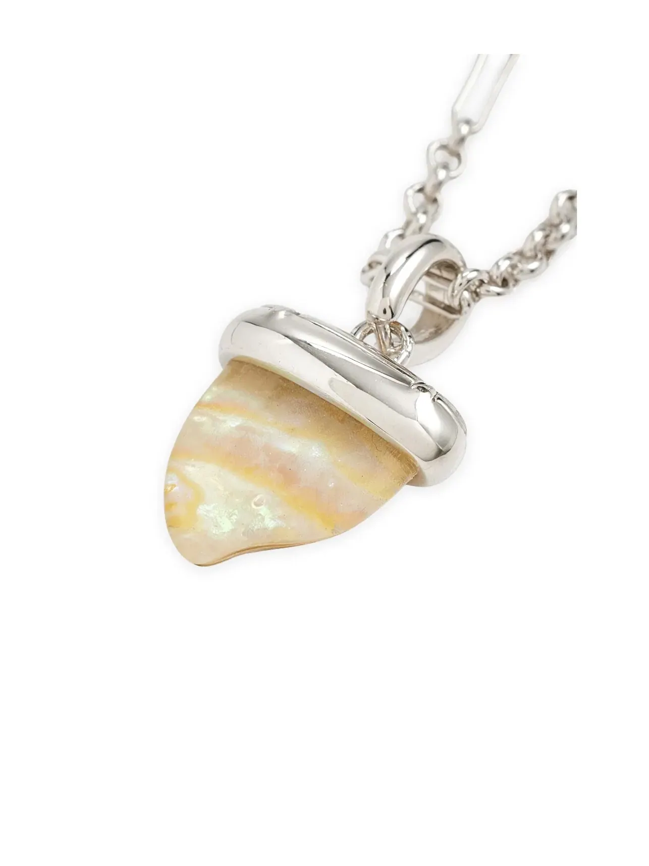 Короткое ожерелье-подвеска Oleana Short Pendant Necklace Kendra Scott — изображение 4 из 4, оттенок серебристый
