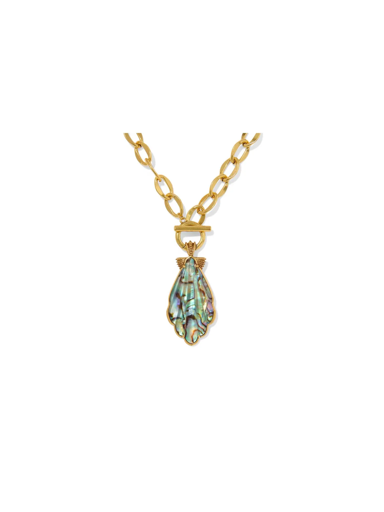Ожерелье-заявление Alexa Statement Necklace Kendra Scott — изображение 3 из 4, оттенок винтажный золотистый
