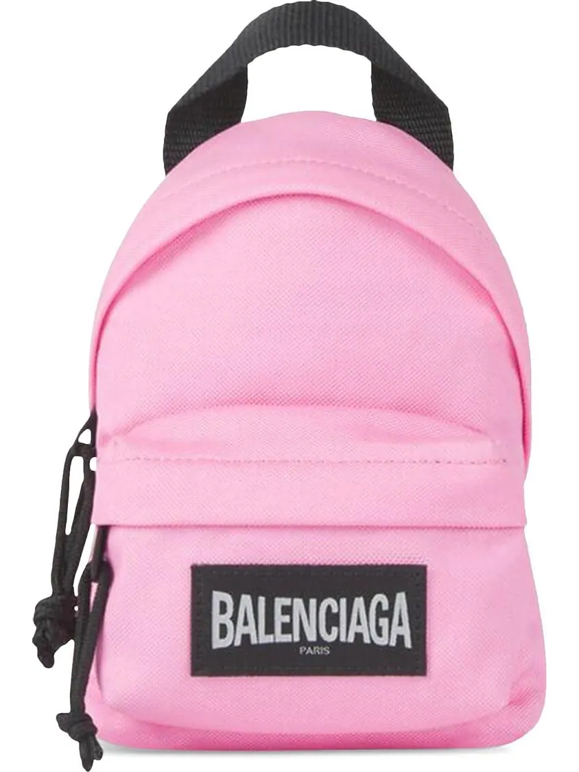 Рюкзак мини Balenciaga Oversized Backpack Pink — изображение 1 из 3, розовый