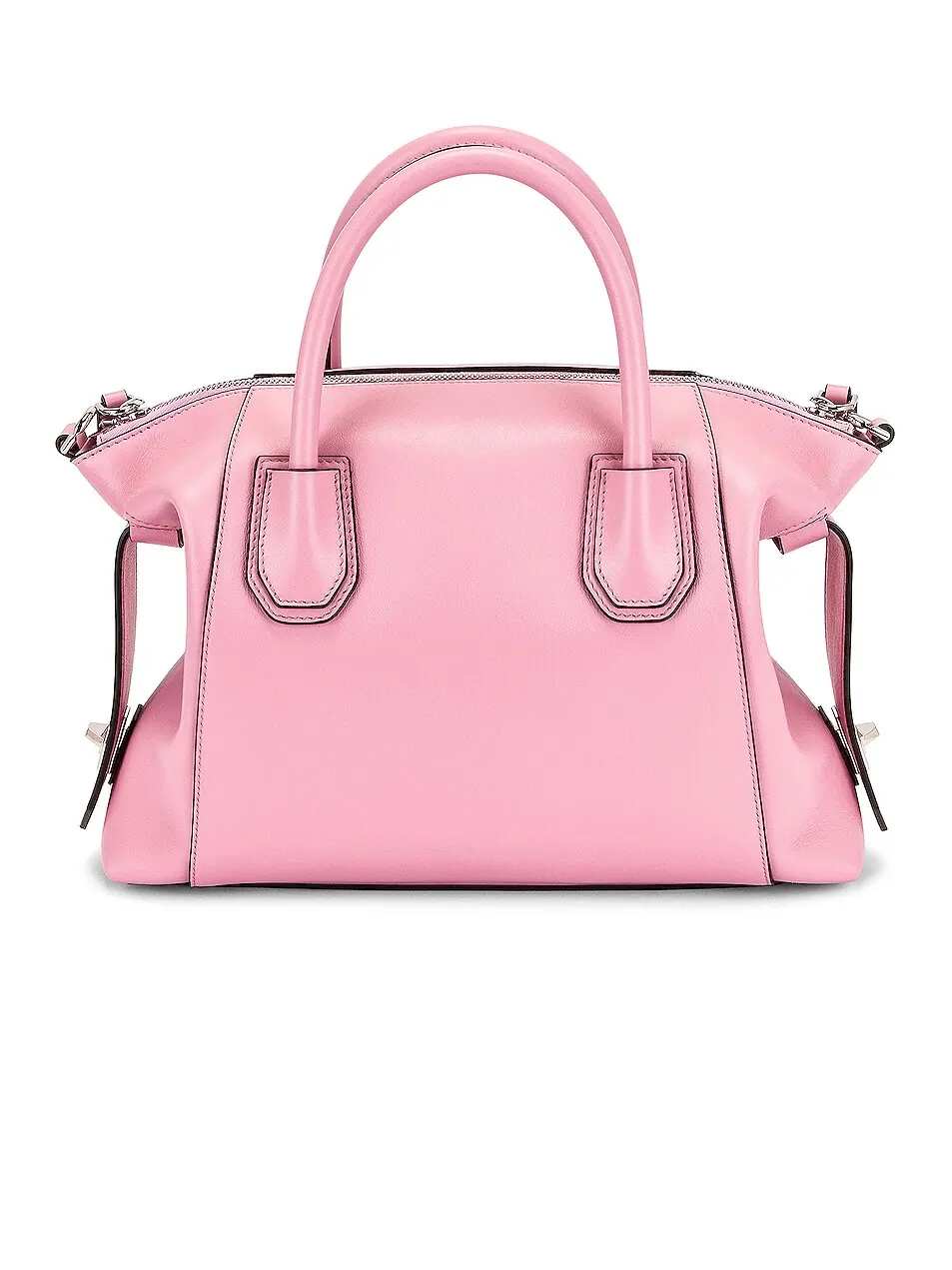 Сумка женская малая тоут 100% кожа Givenchy Antigona Soft Baby Pink — изображение 3 из 8, розовый