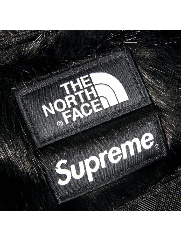 Рюкзак Supreme x The North Face Faux Fur Backpack Black — изображение 3 из 3, черный