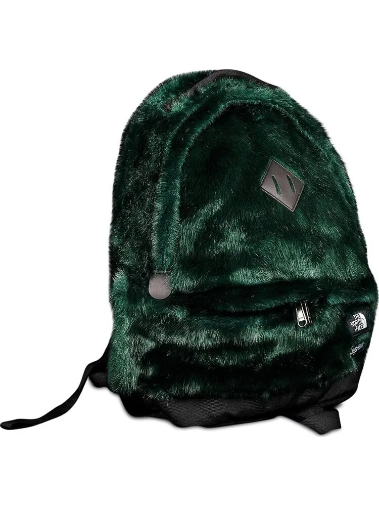 Рюкзак Supreme x The North Face Faux Fur Backpack Green — изображение 1 из 3, зеленый