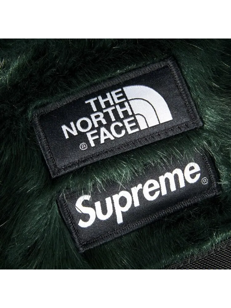 Рюкзак Supreme x The North Face Faux Fur Backpack Green — изображение 3 из 3, зеленый