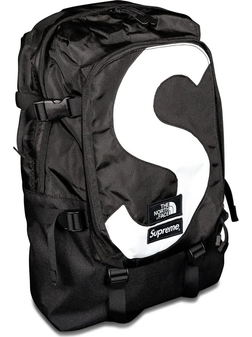 Рюкзак Supreme x The North Face S Logo Expedition Backpack Black — изображение 1 из 2, черный