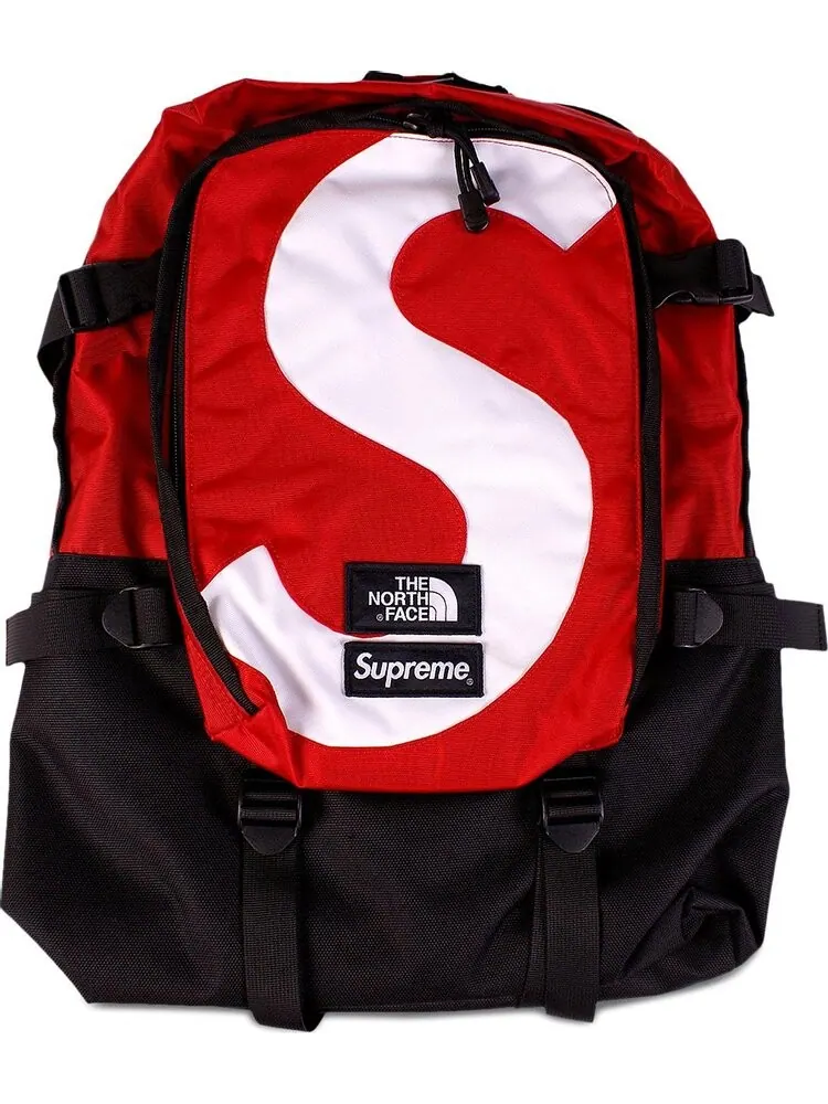 Рюкзак Supreme x The North Face S Logo Expedition Backpack Red — изображение 1 из 1, красный