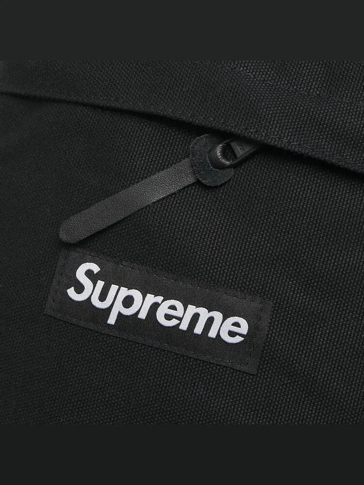 Рюкзак Supreme Canvas Backpack Black — изображение 3 из 3, черный