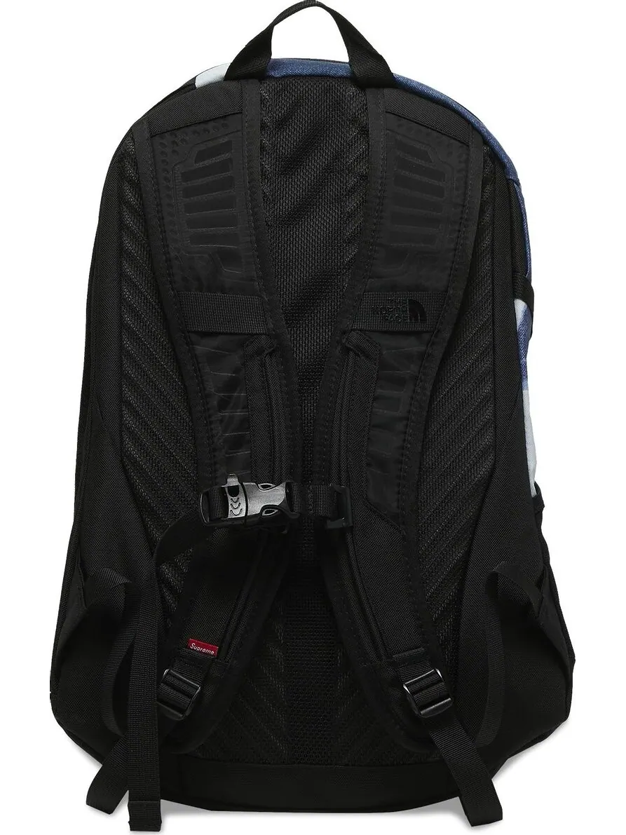 Рюкзак Supreme x The North Face Bleached Denim Print Pocono Backpack Indigo — изображение 2 из 3, синий