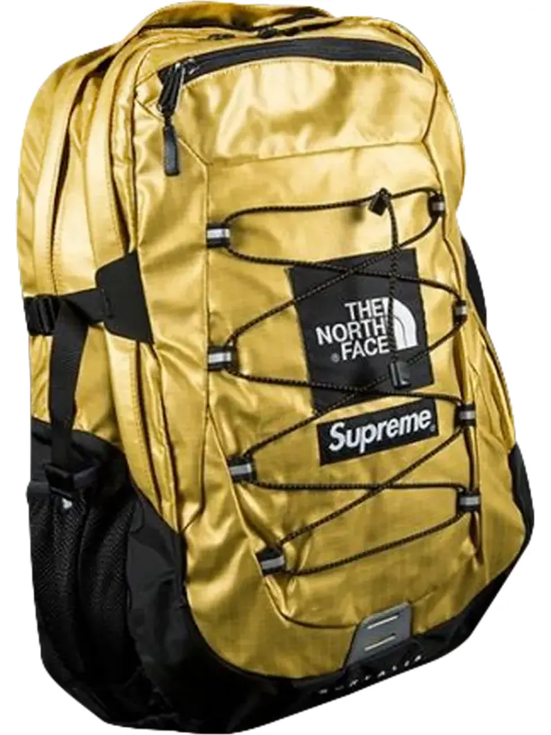 Рюкзак Supreme x The North Face Metallic Borealis Backpack Gold — изображение 1 из 1, золото