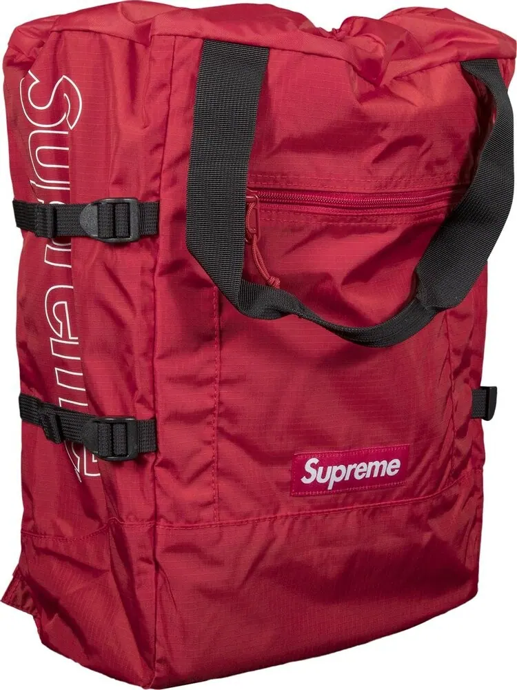 Рюкзак Supreme Tote Backpack Red — изображение 1 из 3, красный