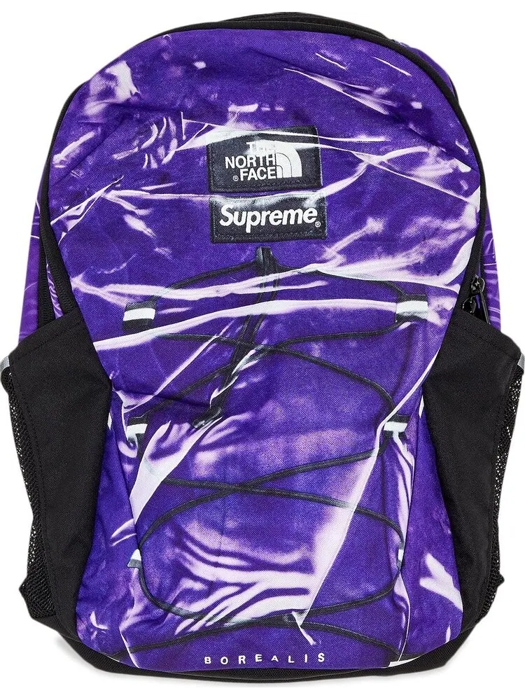 Рюкзак Supreme x The North Face Printed Borealis Backpack Purple — изображение 1 из 3, фиолетовый