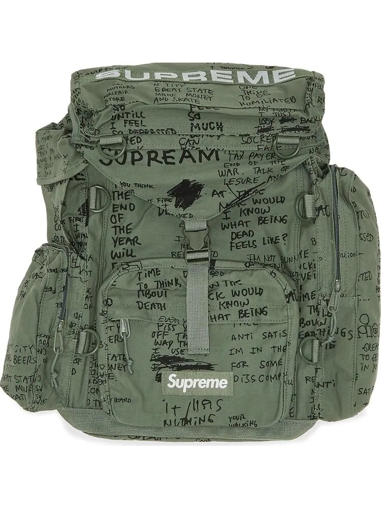 Рюкзак Supreme Field Backpack Olive Gonz — изображение 1 из 3, зеленый