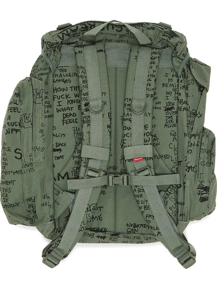 Рюкзак Supreme Field Backpack Olive Gonz — изображение 2 из 3, зеленый