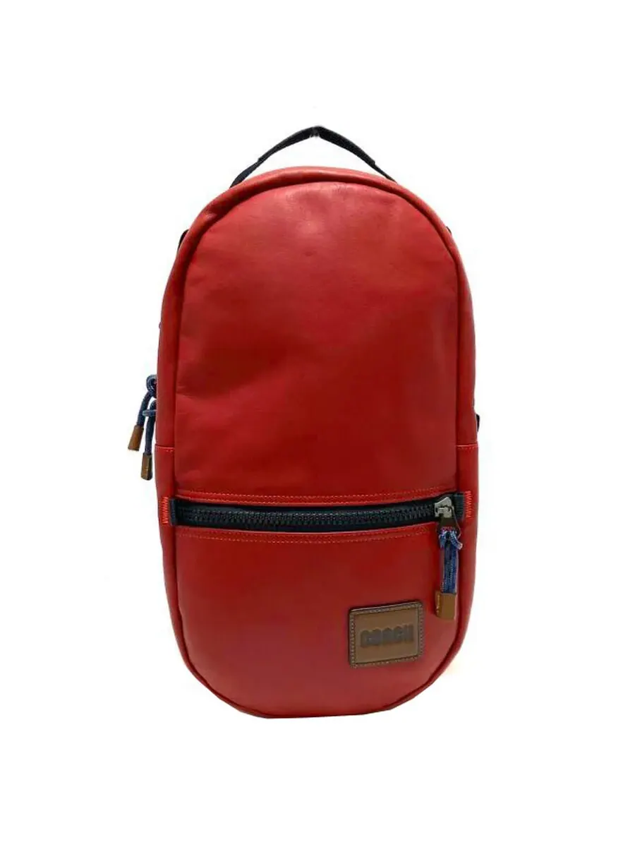 Рюкзак мужской Coach Pacer натуральная кожа — изображение 1 из 5, красный