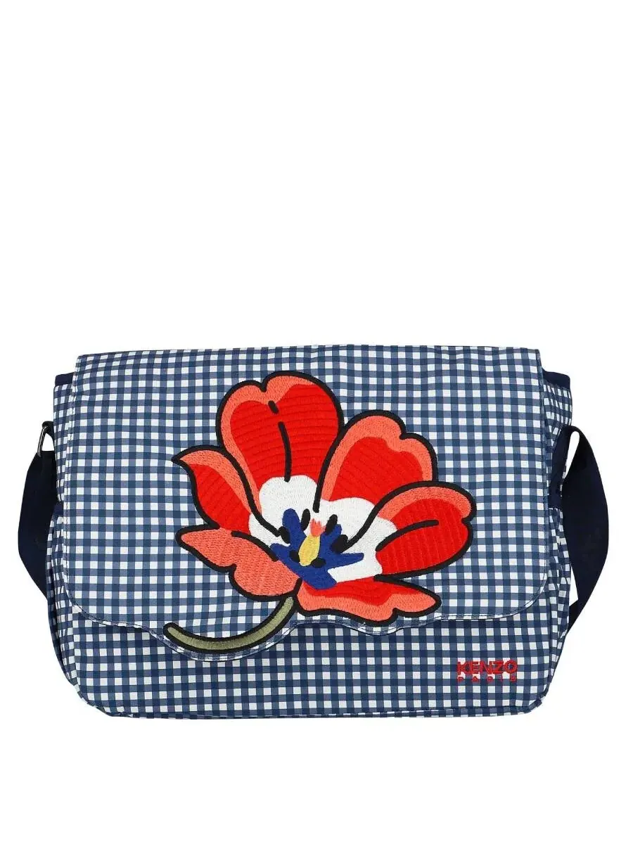 Детская сумка Kenzo Kids Boke с изменяющимся цветком — синий