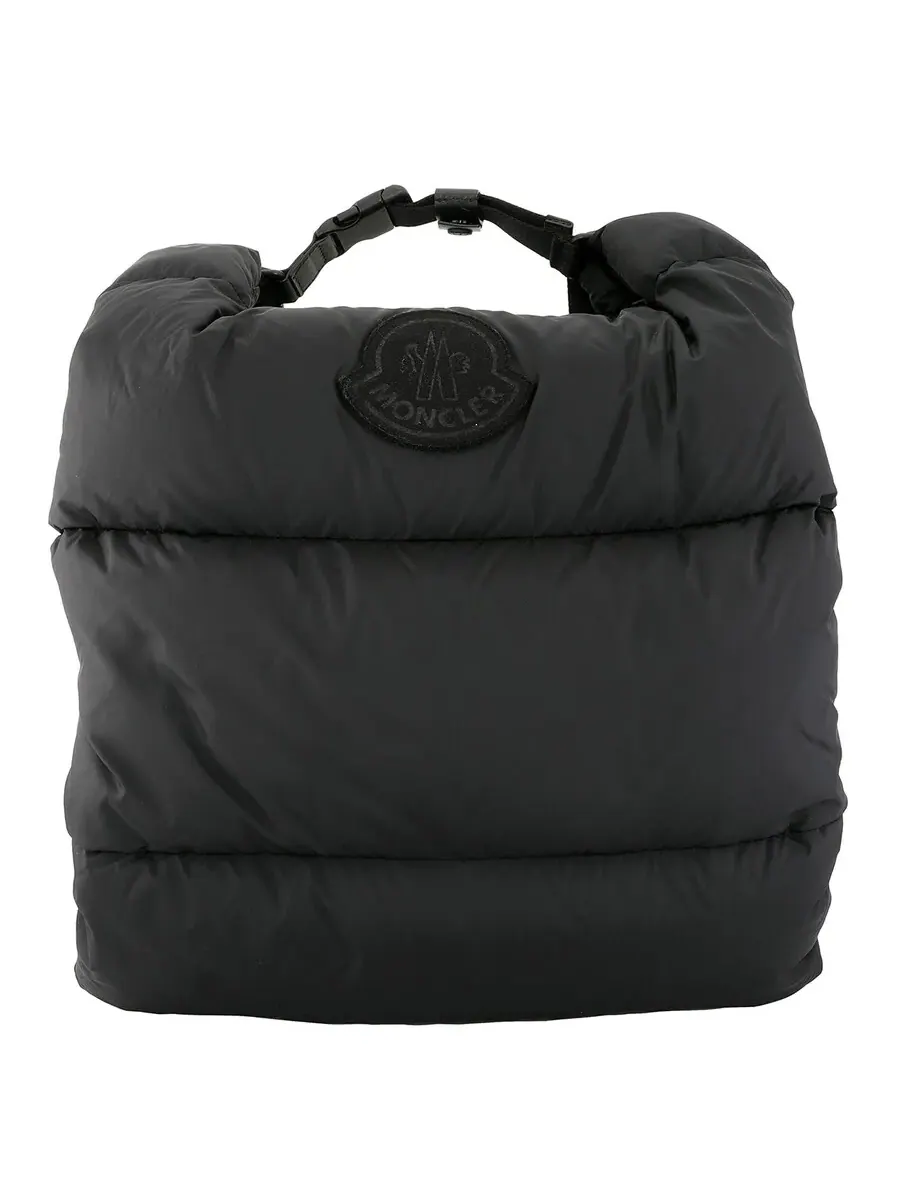 Черный нейлоновый рюкзак Moncler Legere — черный