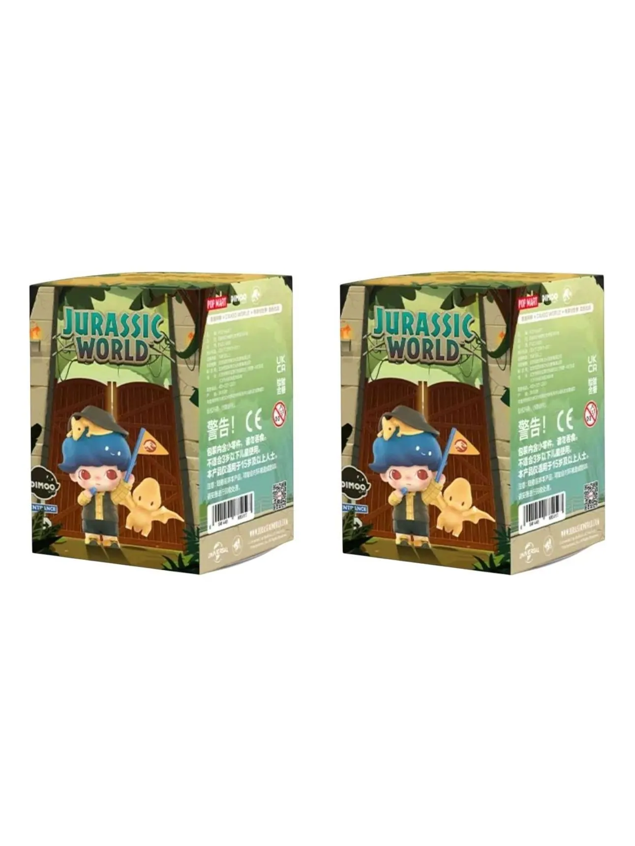 Фигурка Pop Mart Dimoo Jurassic World Figures Sealed Case (2 Blind Boxes) — мульти