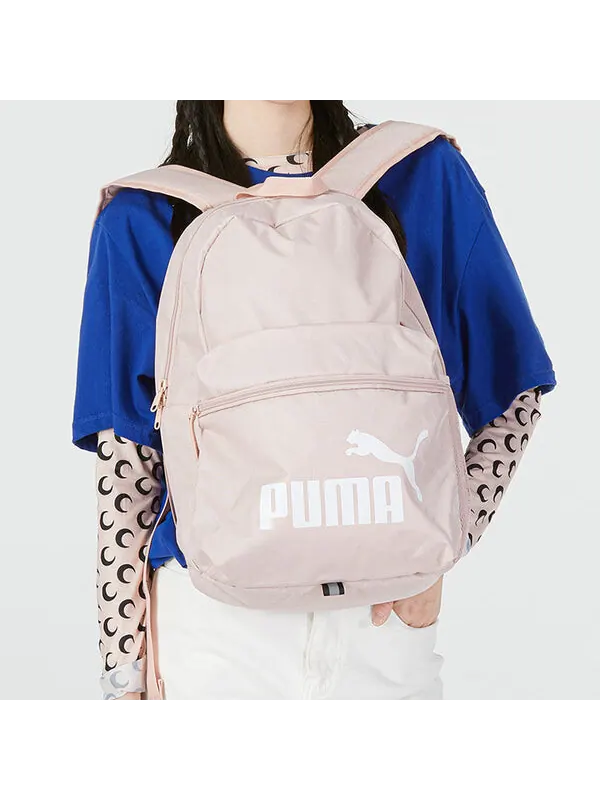 Сумка phase backpack 'pink' Puma — изображение 2 из 4, розовый/белый